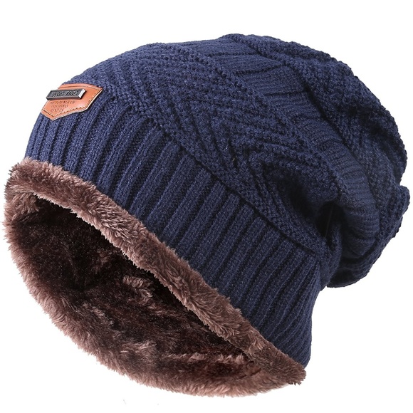 Accessories - Winter Knitting Skull Cap Wool Slouchy Beanie Hat